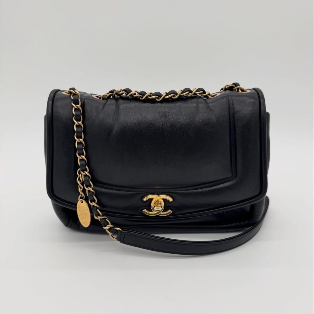 Chanel Lambskin Diana Puffy Flap Bag GHW